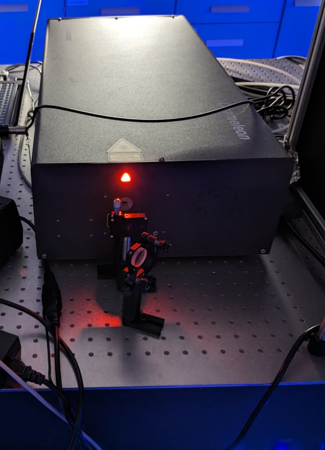 Coherent Chameleon Ultra femtosecond laser