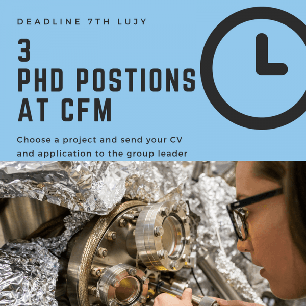 space physics phd positions
