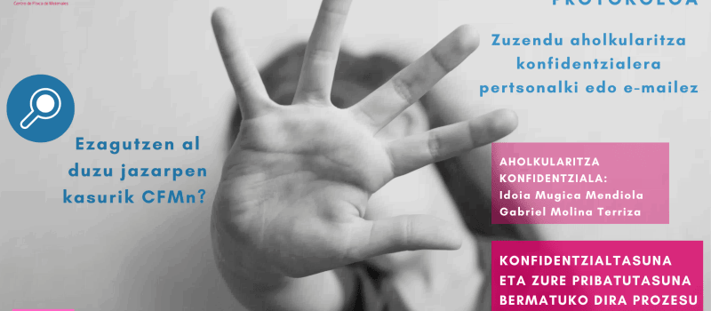 Protokoloa poster batean